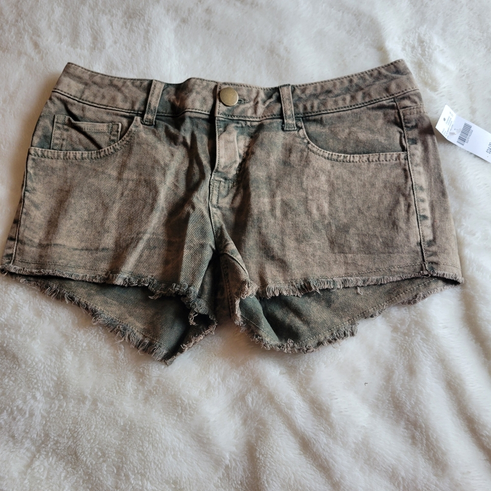 PacSun Tan Jean Shorts Casual Chic
